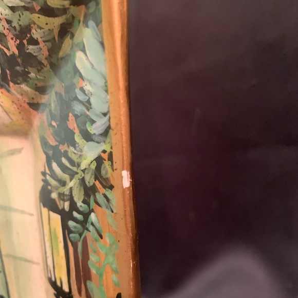 Tam San Designs 10" Square Plate Hand-Painted Decorative - Signed - Picture 9 of 11